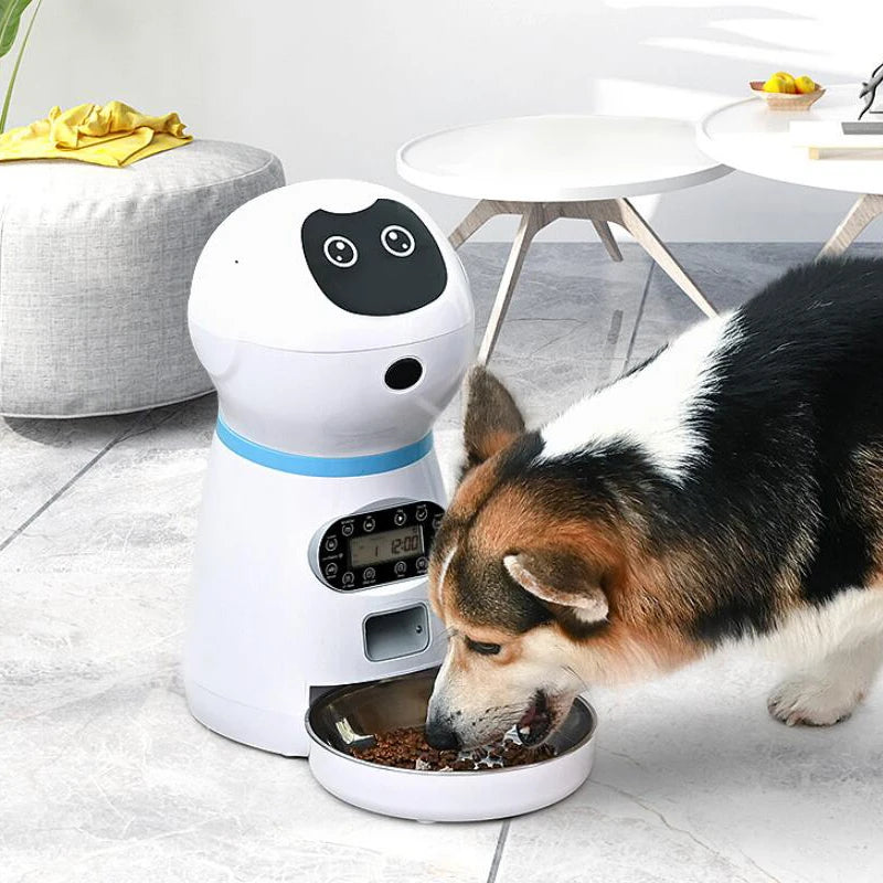 NEW Automatic Timing Smart Feeder Automatic Pet Feeder For Cat Dog Electric Dry Food Dispenser 3.5L 4.5L Bowls Product Supplies