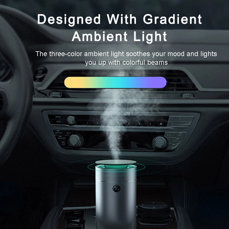 Baseus Car Diffuser Humidifier Auto Air Purifier Aromo Air Freshener with LED Light For Car Aroma Aromatherapy Diffuser