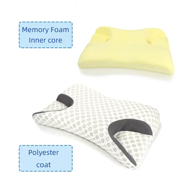 Best Rest Memory Foam CPAP Pillow Neck Cervical Pillow Pain Relief Sleeping Memory Foam Neck Support Pillow