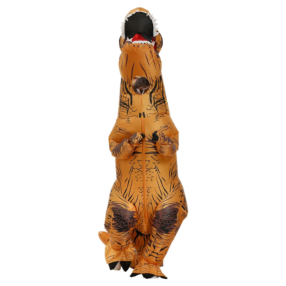 Adult Kids T-Rex Dinosaur Inflatable Costumes Purim Halloween Christmas Mascot Anime Party Cosplay Costume Dress Fancy Suits