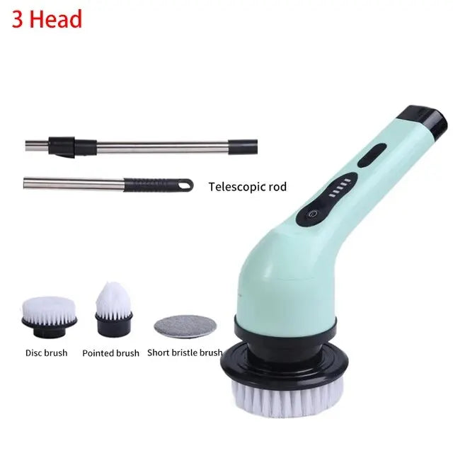 Wireless Electric Cleaning Brush Bathroom Window Kitchen Automotive Multifunctional Household Rotating Cleaning Machine