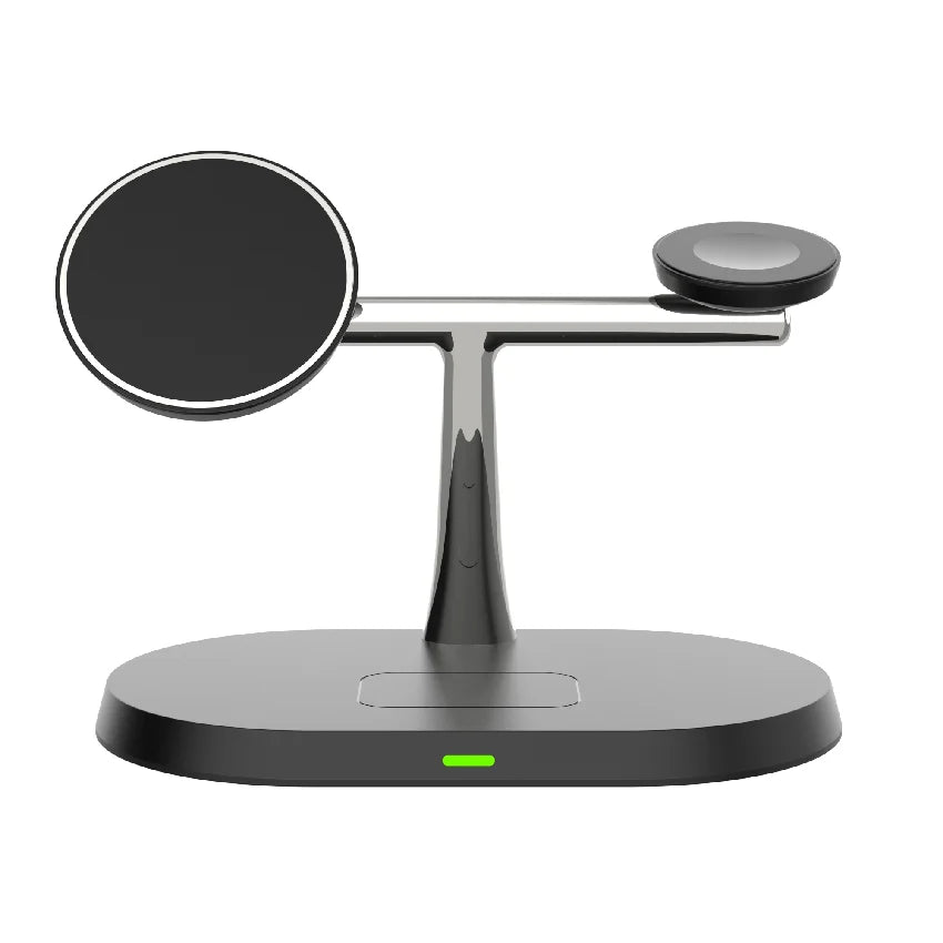 3 in 1 30W Magnetic Wireless Charger Stand Macsafe For iPhone 15 14 13 12 Apple Watch 8 7 6 Airpods Pro Fast Charging Station