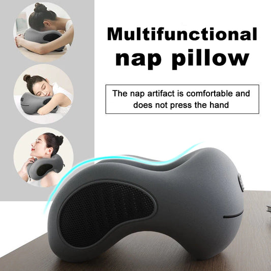 Soft U Shaped Travel Neck Pillow Memory Foam Neck Pillows Massage Neck Pillow Sleeping Airplane Pillow Cervical Healthcare