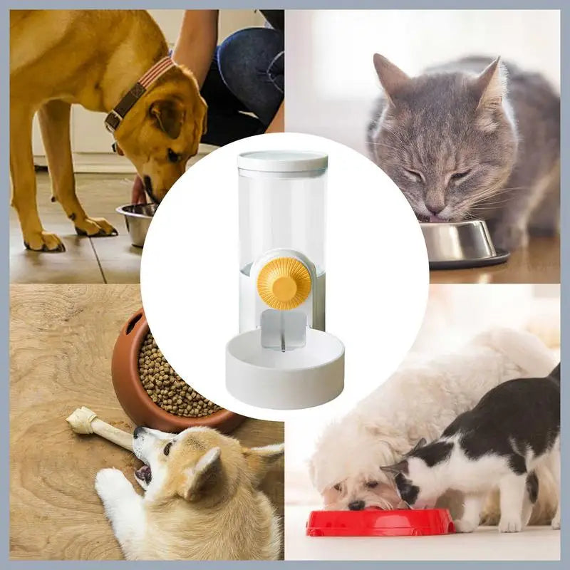 Automatic Dog Cat Feeder Pets Gravity Food And Water Dispenser Water Bowl For Dogs Self Dispensing Automatic Dog Feeder Water