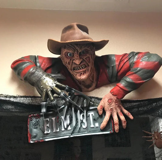 Halloween Creepy Krueger Tombwalker Sculpture Yard Shooting Props Decoration Ornament Halloween Sculpture Decoration Ornament