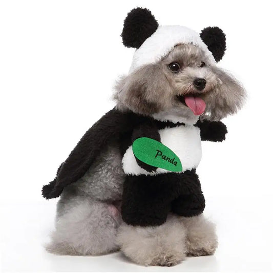 Halloween Dog Costumes Halloween Dogs Cosplay Clothes Panda And Cowboy Dress Up Pets Costumes For Halloween Christmas